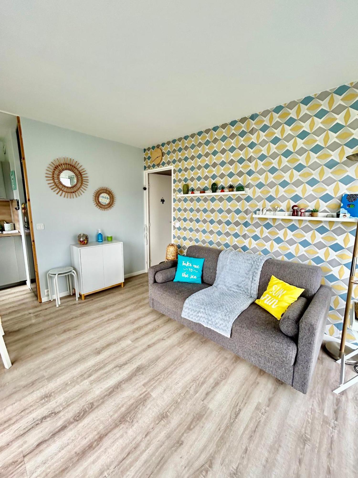 Superbe Appartement Avec Jardin Ensoleille Блонвиль-сюр-Мер Экстерьер фото